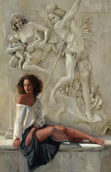 A sculpture dreams - Oil